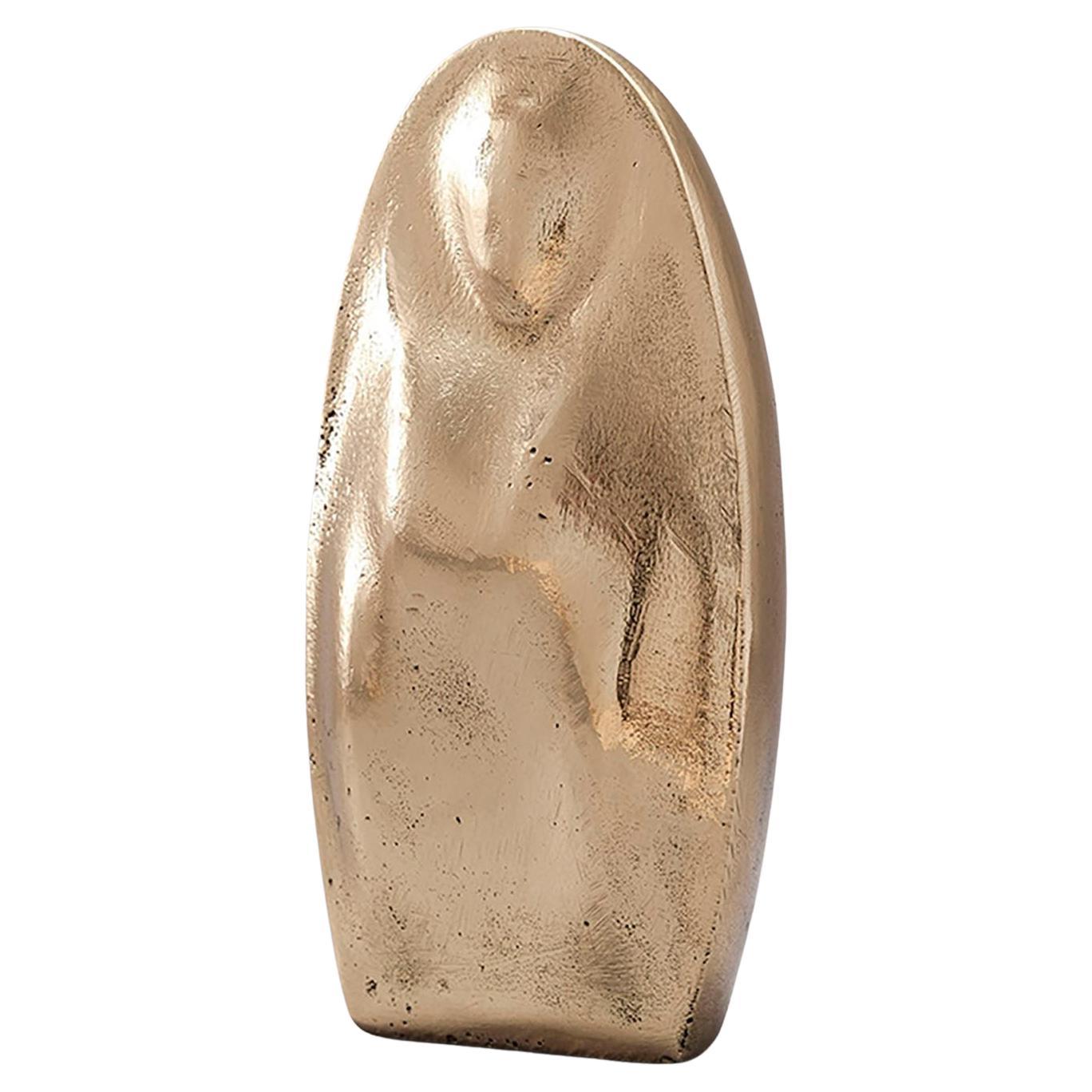 Scultura Vergine Valdivia in bronzo fuso lucido di Estudio Andean in vendita