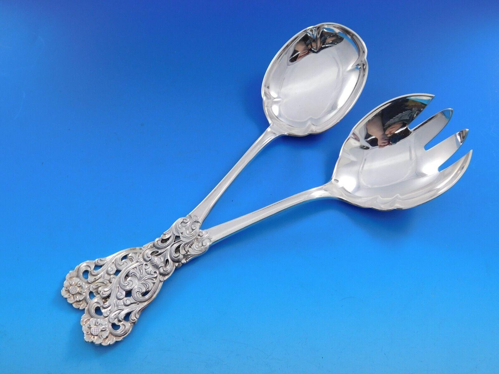 Valdres by Marthinsen Noruega 830 Servicio de cubiertos de plata 56 piezas Almuerzo en venta 1
