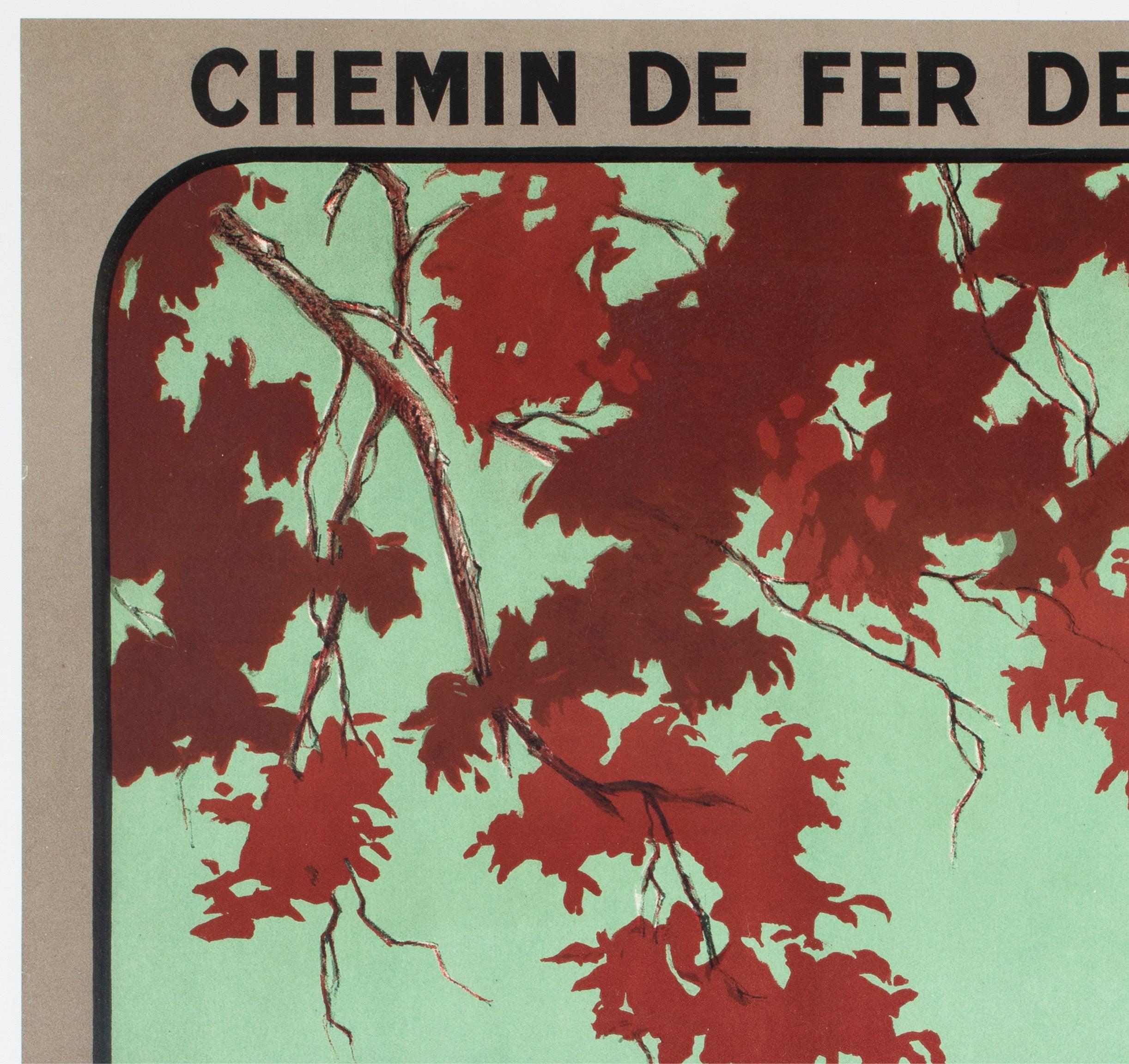 Valencay c1926 Französisch Reise Werbung Poster, Jean Charles Hallo im Zustand „Hervorragend“ im Angebot in Bath, Somerset