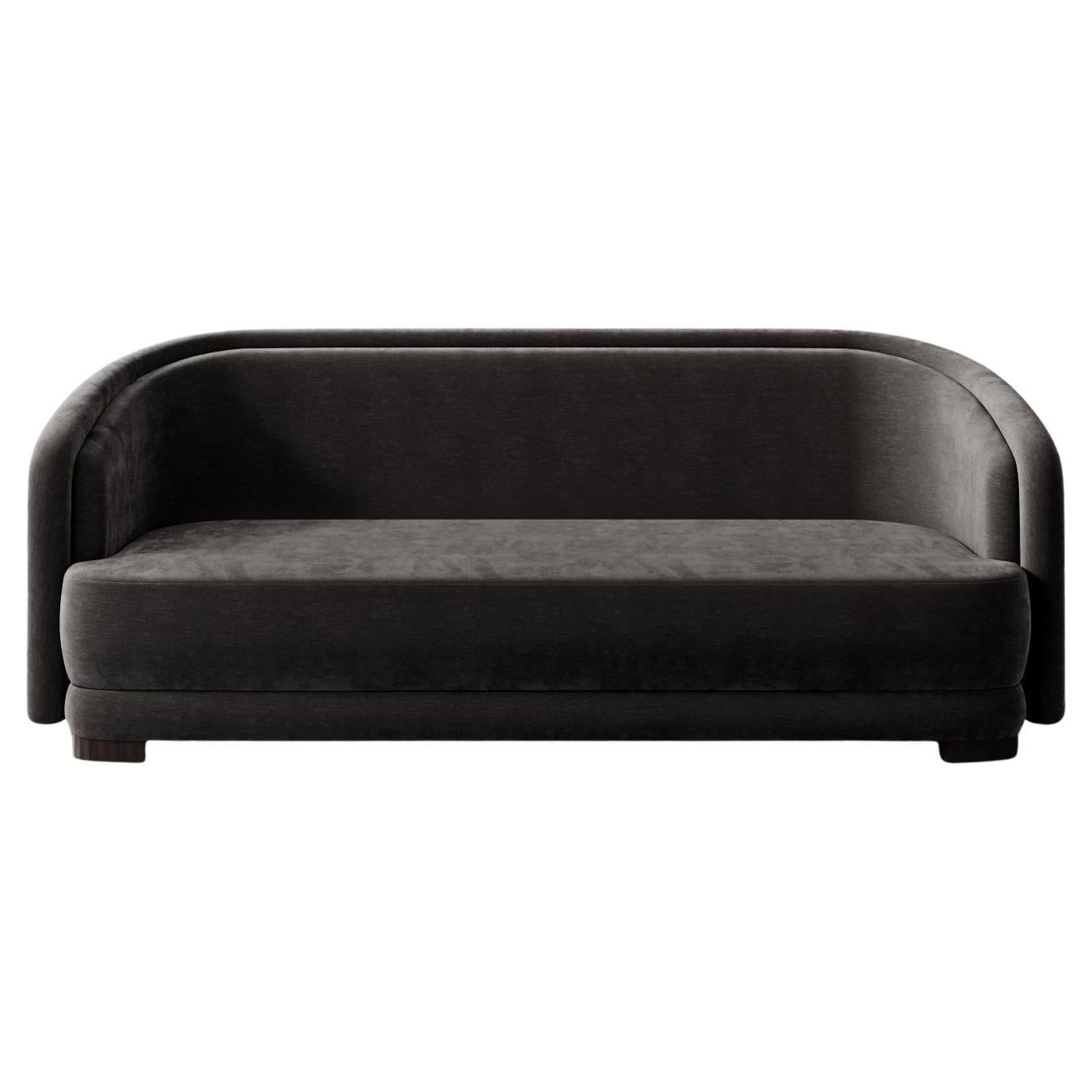 Valence-Sofa aus plüschigen Samt von Christiane Lemieux
