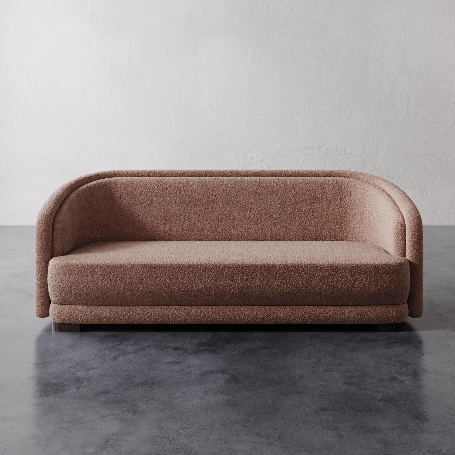 The Valence Sofa lends a romantic, tailored feel to any seating arrangement. With a tight seat and barrel back, this contoured design perfectly celebrates form, function, and centuries of handmade style.

The Valence Sofa is handmade by skilled