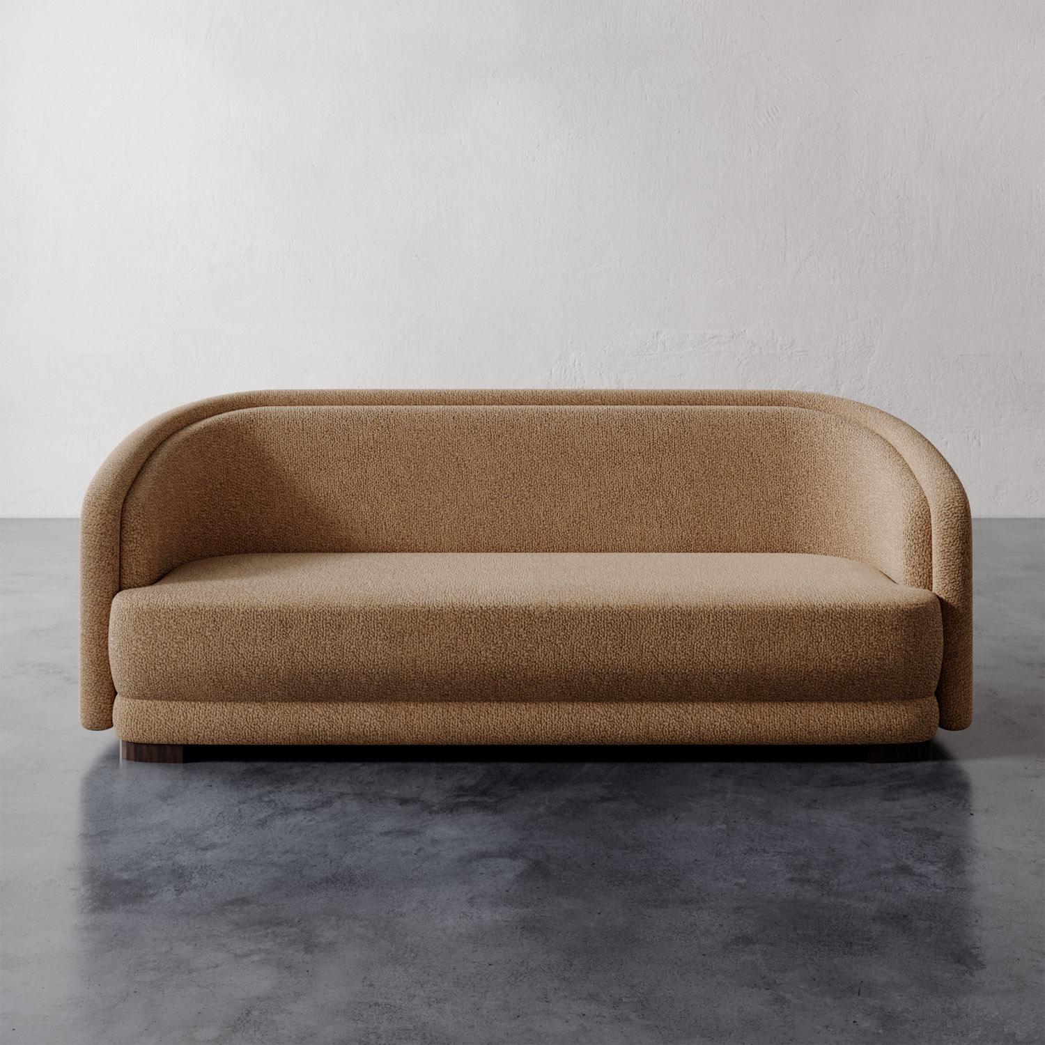 American Valence Sofa in Luxe Berbers/ Bouclés by Christiane Lemieux For Sale