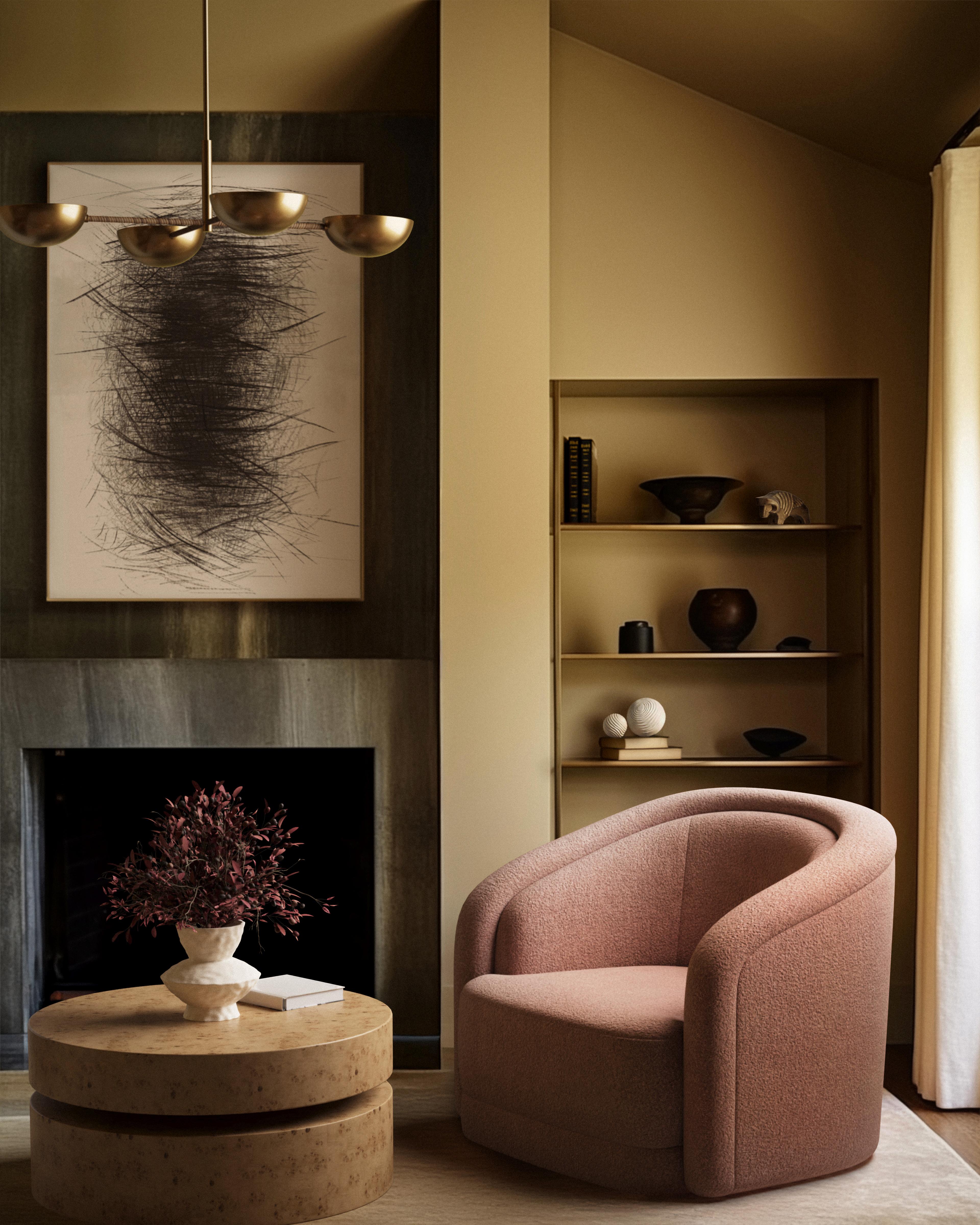 Silla Giratoria Valence en Bereberes/Bouclés de Lujo by Christiane Lemieux en venta 1