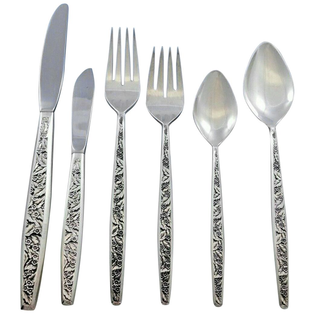 Valencia by International Sterling Silver Flatware Set for 12 Service 72 Pieces For Sale