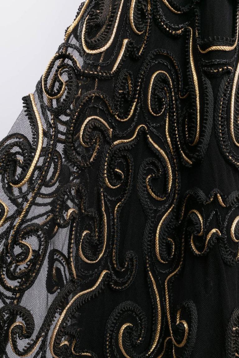 Valens Haute Couture Black Dress For Sale 1