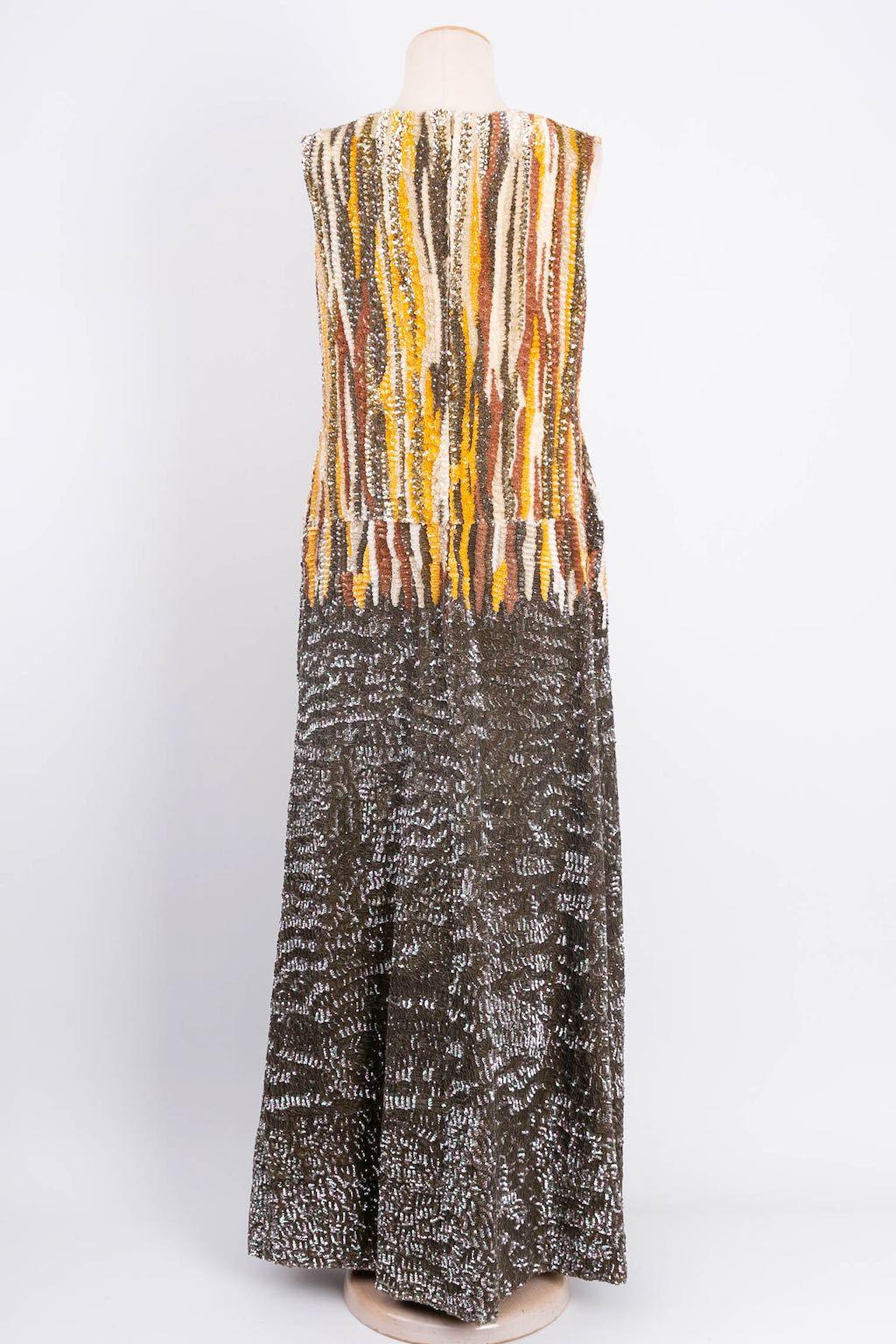 Valens sequined dress In Excellent Condition For Sale In SAINT-OUEN-SUR-SEINE, FR