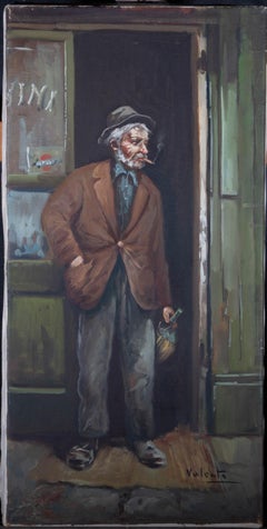 Valente - 20th Century Oil, Bottle of Wine