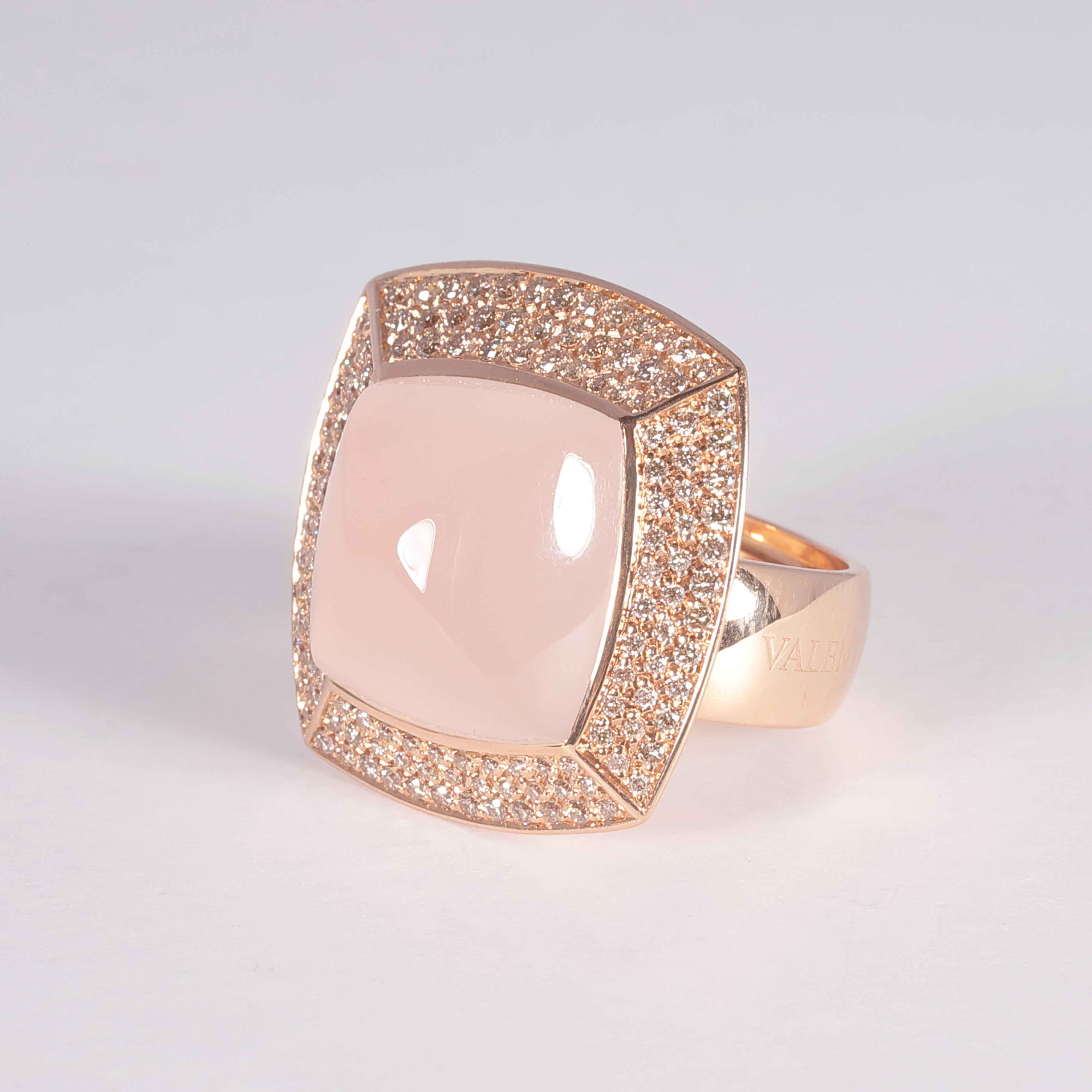 Cabochon Valente Rose Gold 