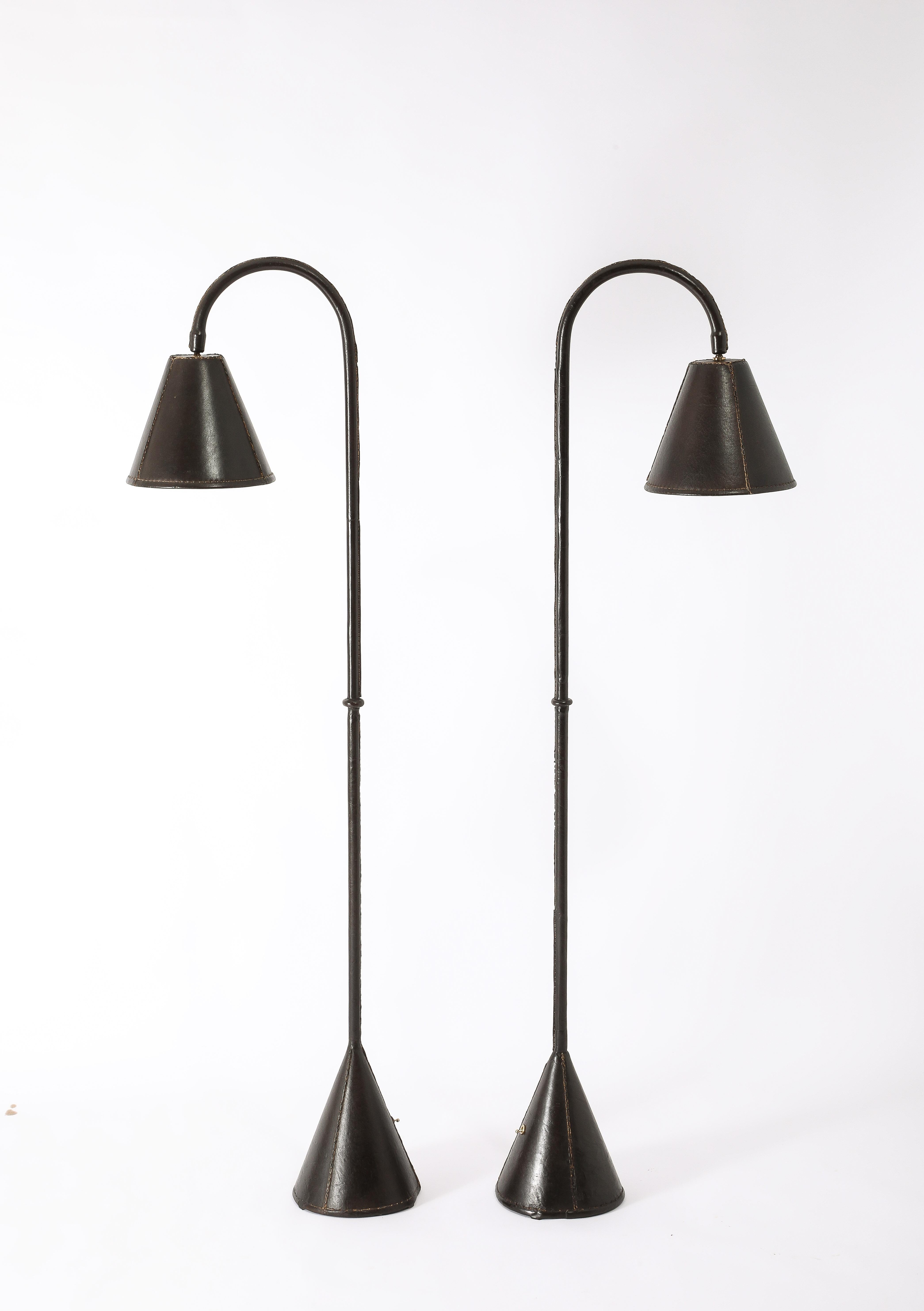 Lampade da terra Valenti / Adnet, Spagna, anni '70 in vendita 5