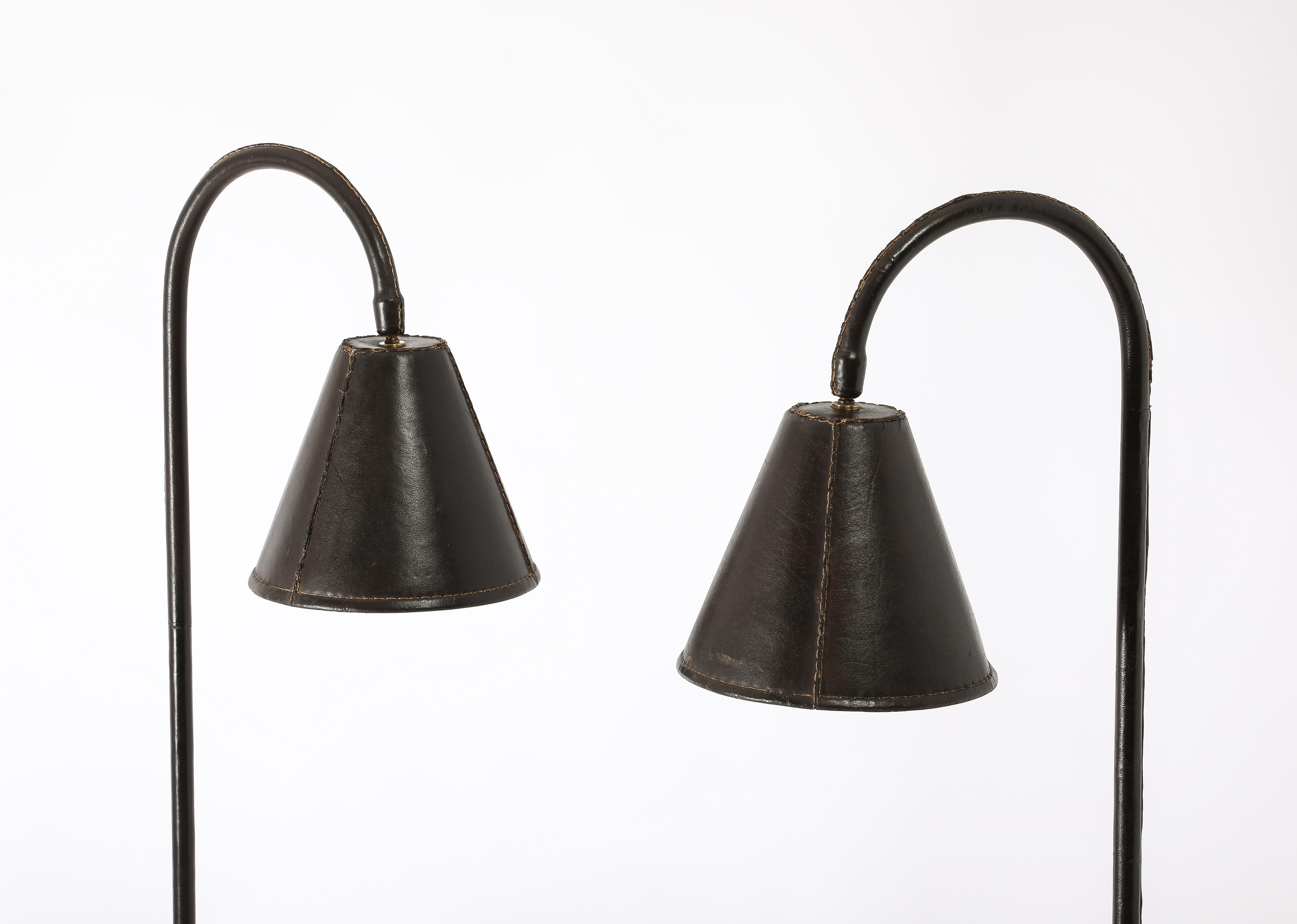 Mid-Century moderno Lampade da terra Valenti / Adnet, Spagna, anni '70 in vendita