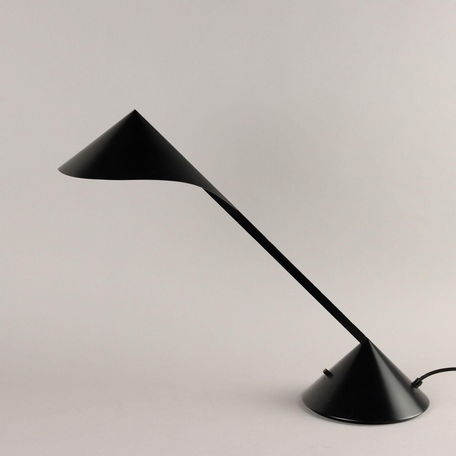 Fine XX secolo Valenti Luce Alobella Lampada da Tavolo Design G. Pasotto Vintage anni '80 in vendita