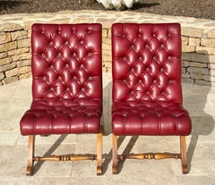 VALENTI - Pair of Slipper Chairs