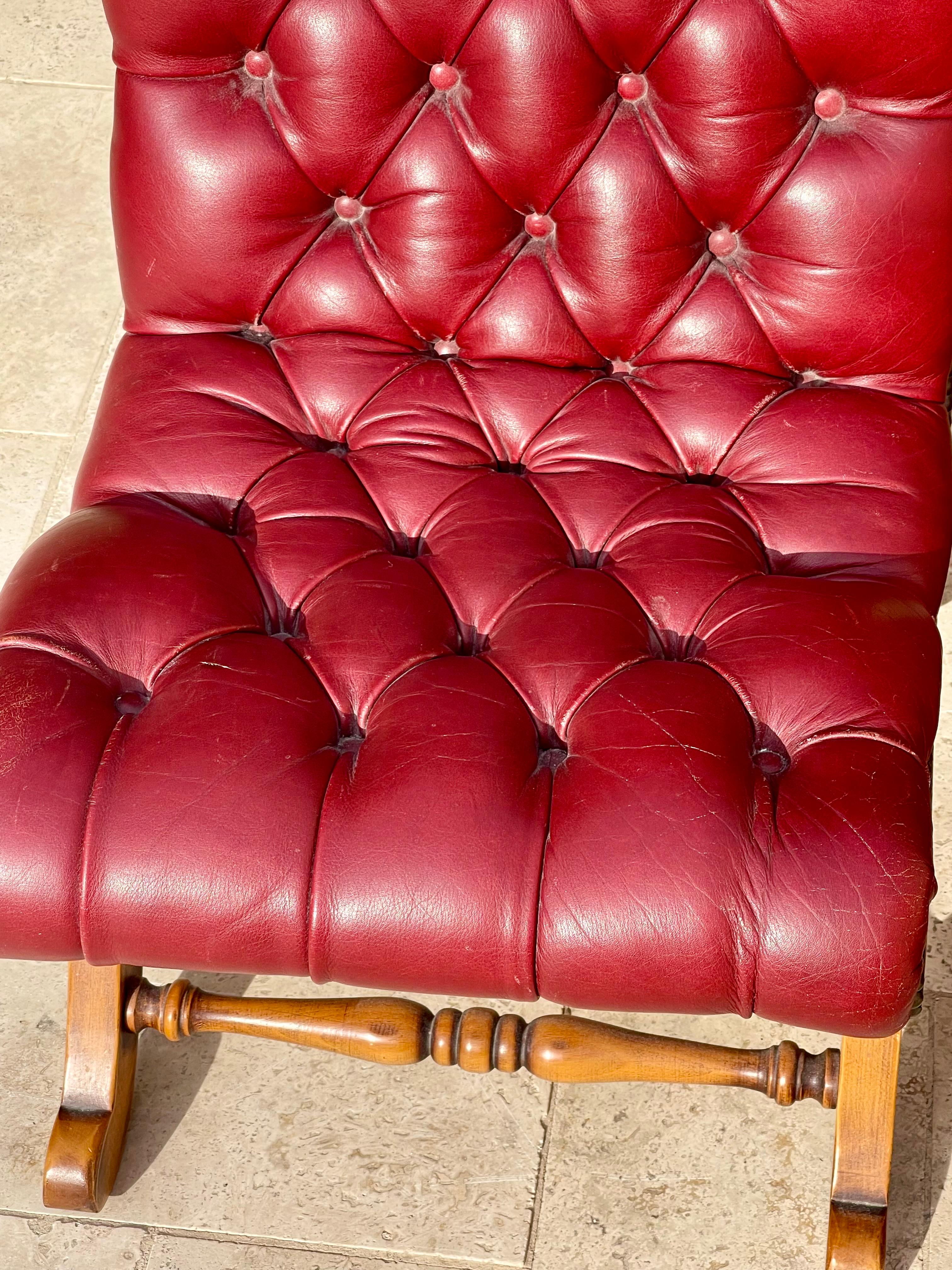 Valenti - Paire de chaises à pantoufles Bon état - En vente à Beaune, FR