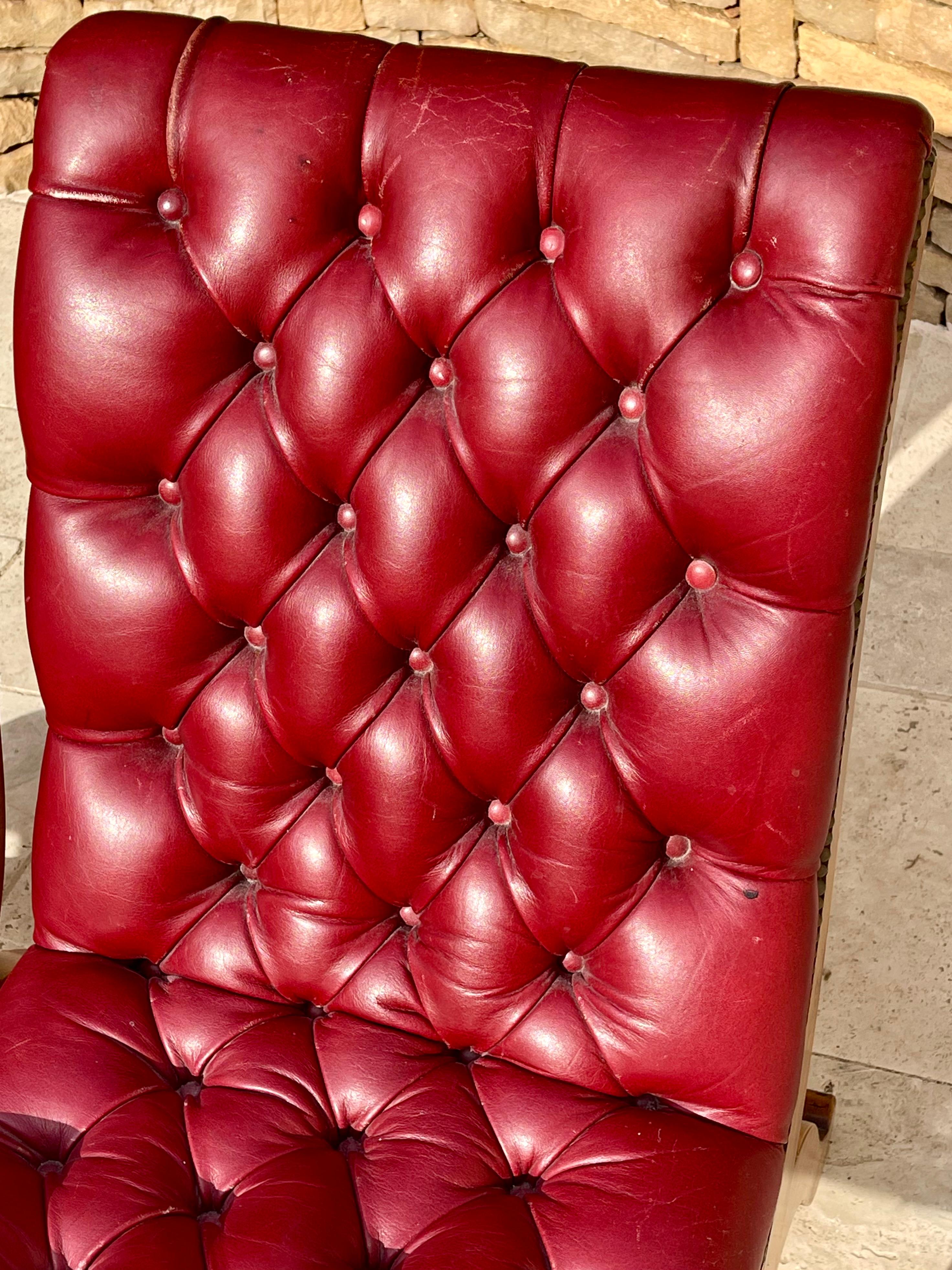 Valenti - Paire de chaises à pantoufles en vente 1