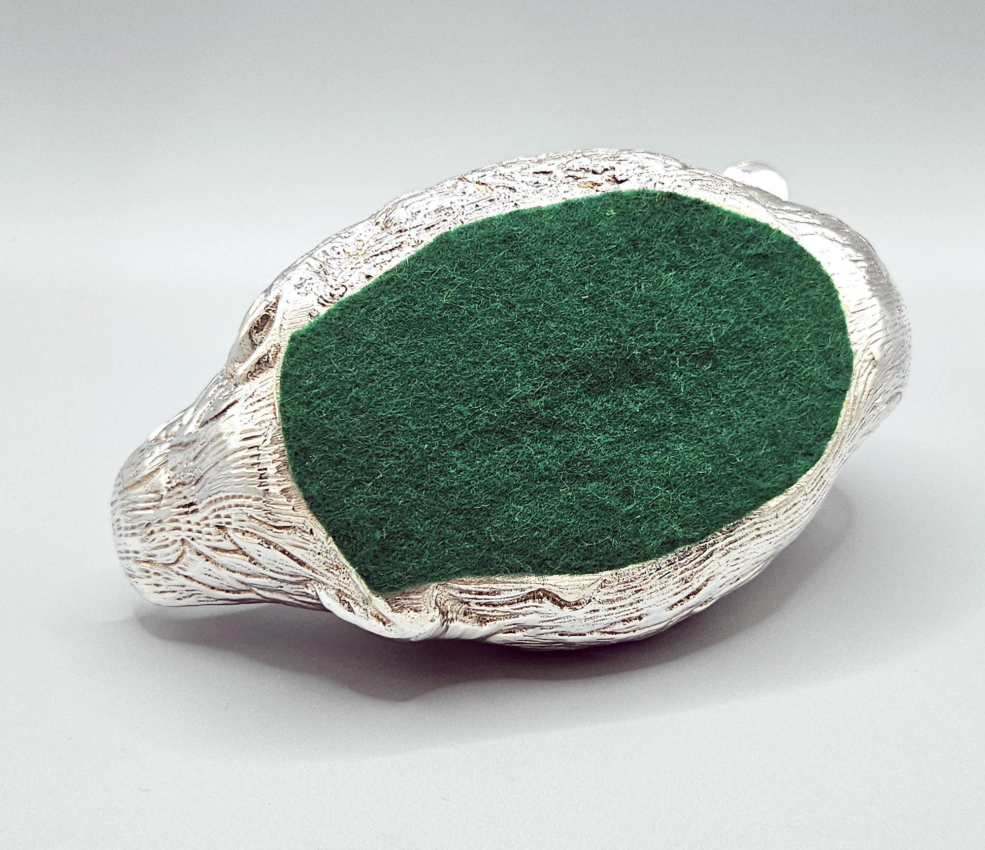 Scultura di anatra in bronzo argentato Valenti Vide Poche, Spagna, 1970 ca. in vendita 7
