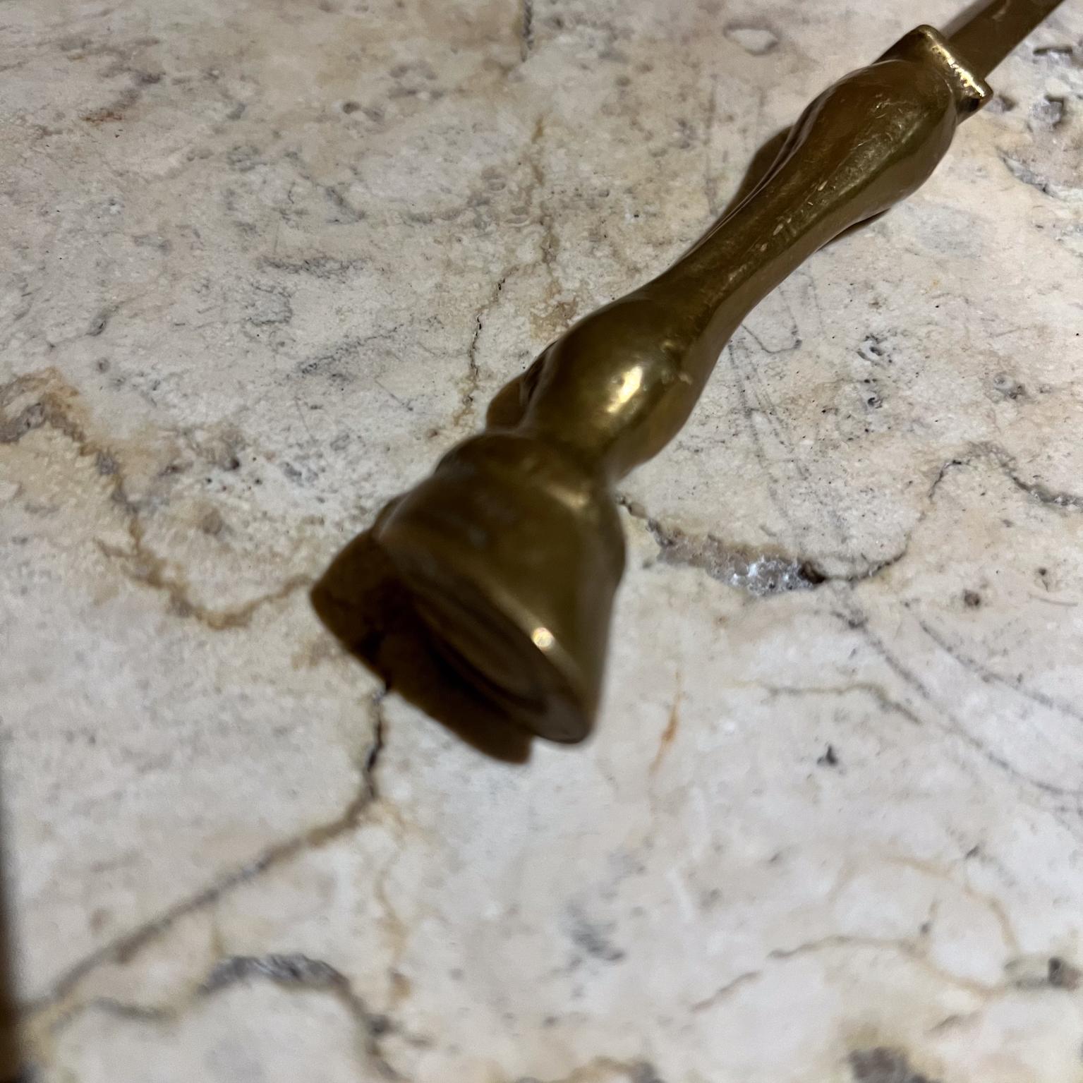 Valenti Solid Brass Letter Opener Equestrian Detail Spain For Sale 1