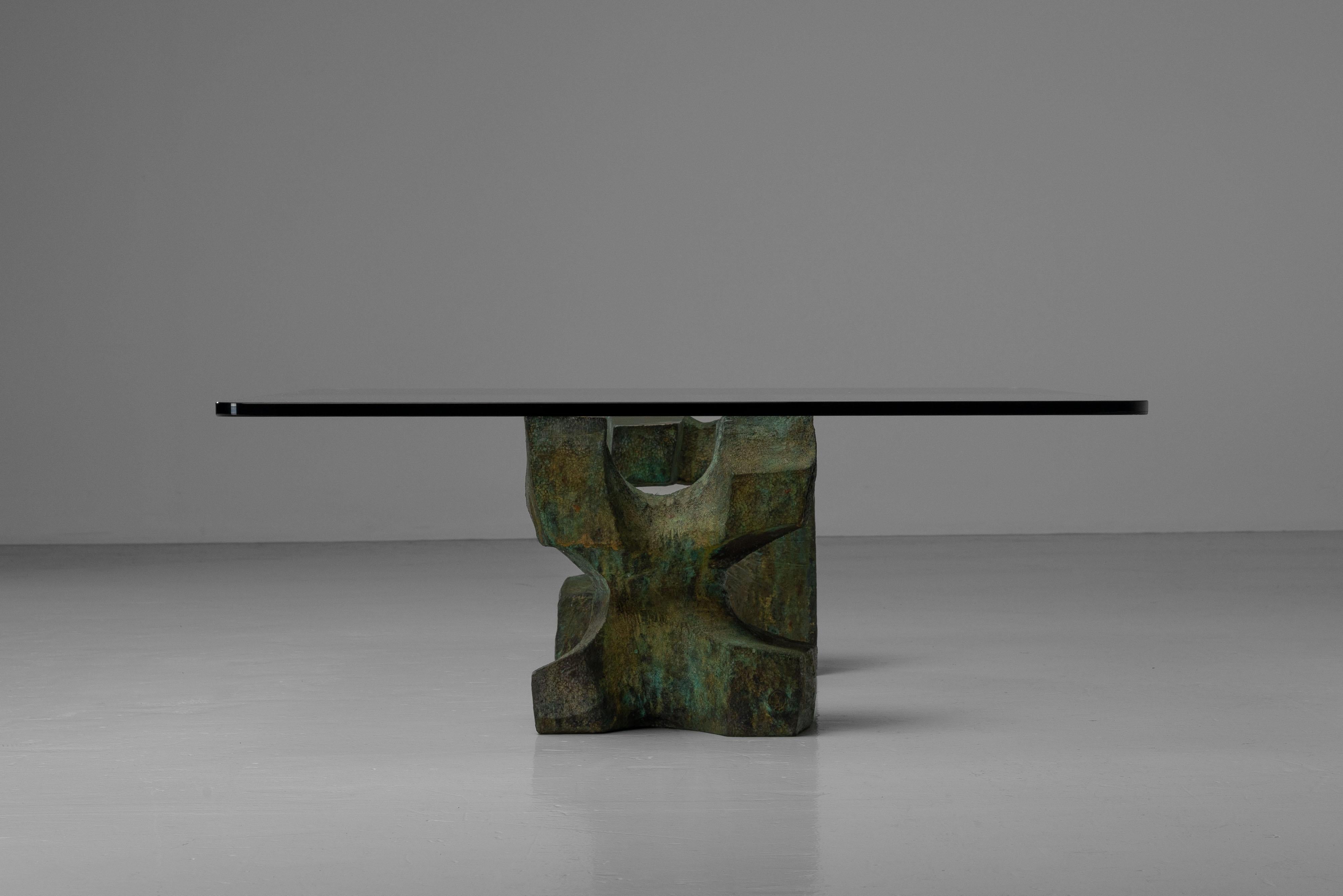 Valentí Vulcano Couchtisch aus Bronze Spanien 1979 5