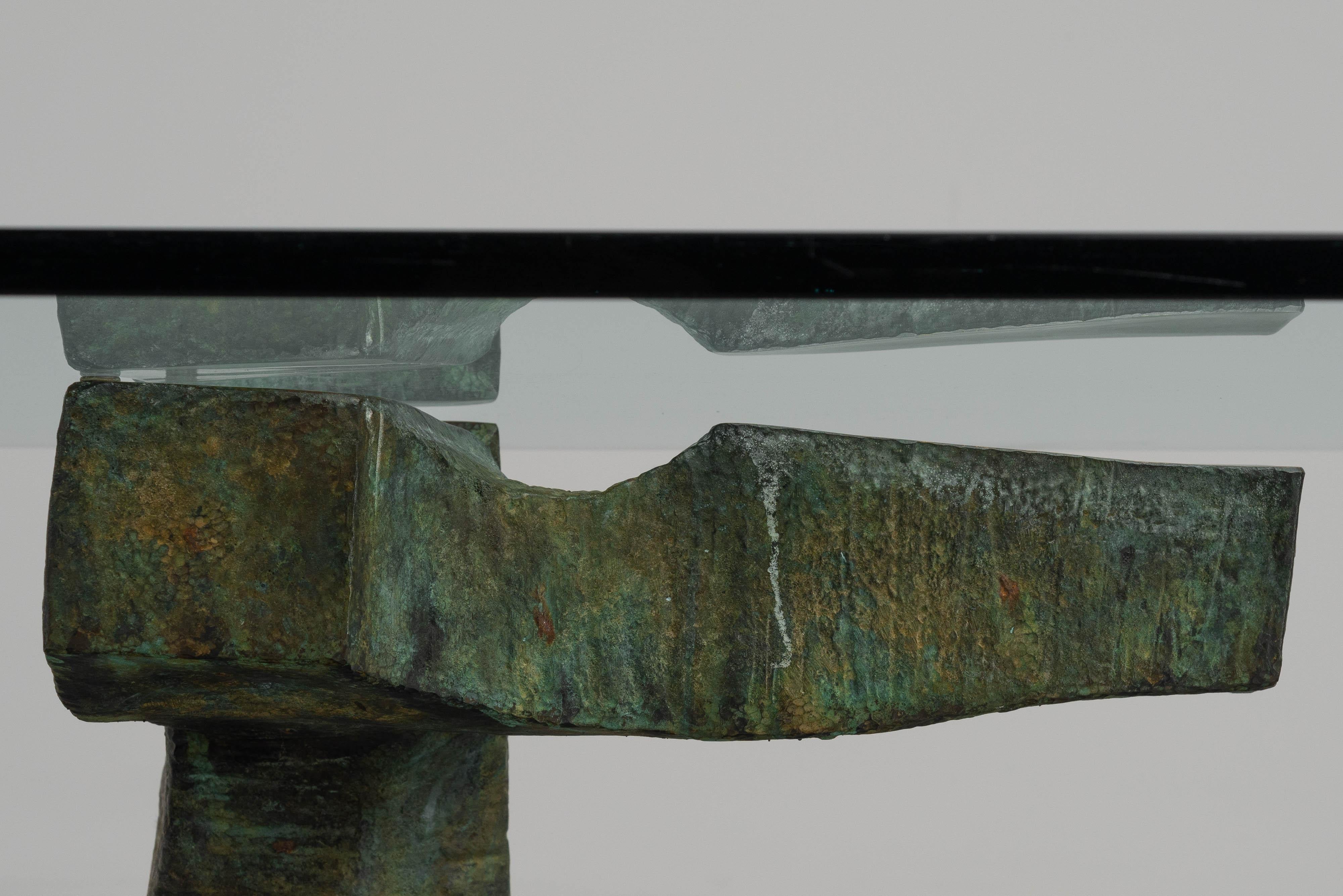 Valentí Vulcano Couchtisch aus Bronze Spanien 1979 7