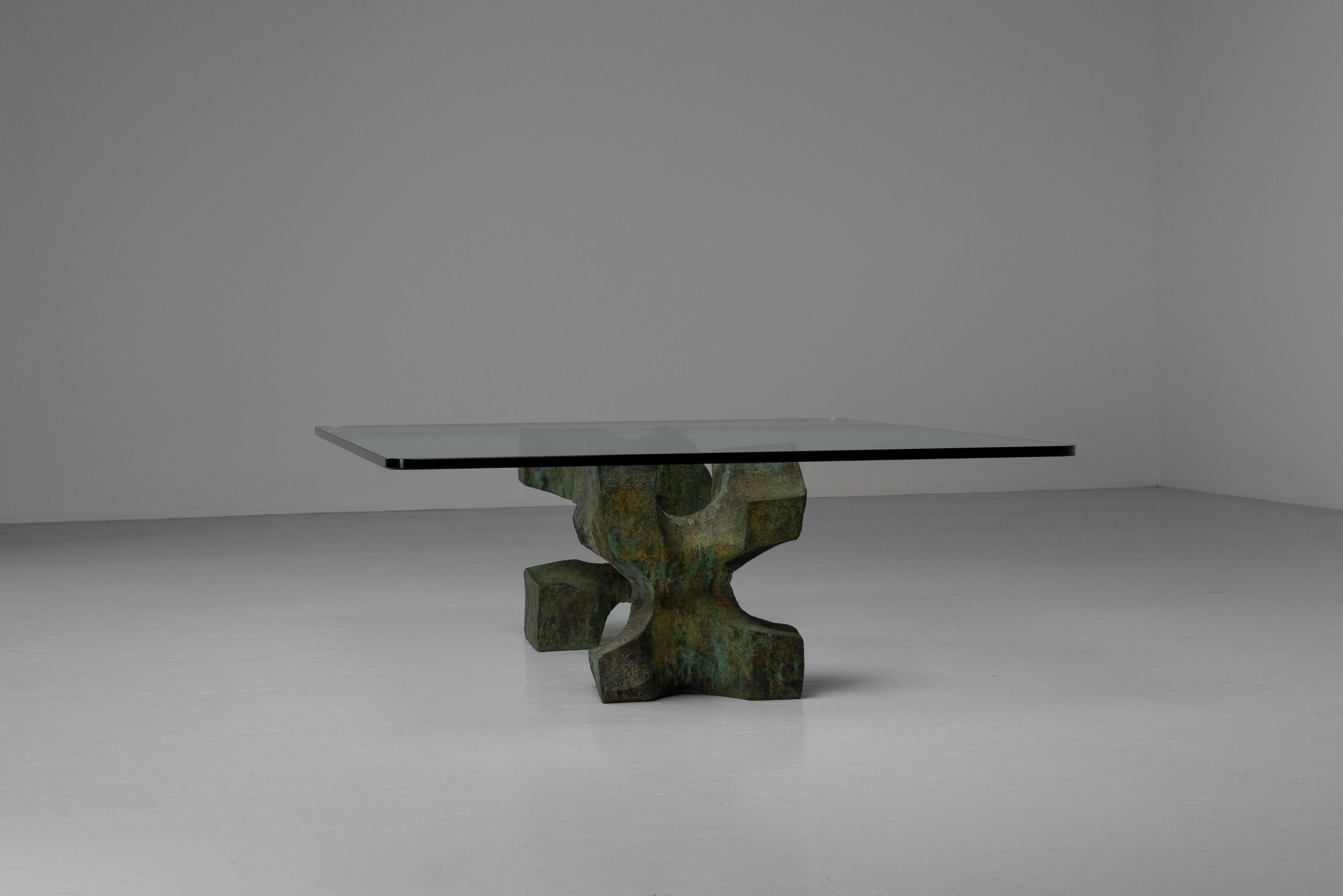 Valentí Vulcano Couchtisch aus Bronze Spanien 1979 2