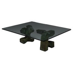 Valentí Vulcano Couchtisch aus Bronze Spanien 1979