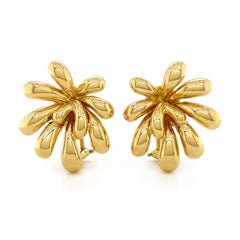 Orecchini a clip in oro giallo 18K Splish Splash