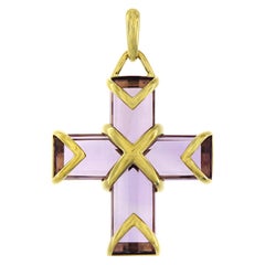 Valentin Magro Amethyst Cross Pendant