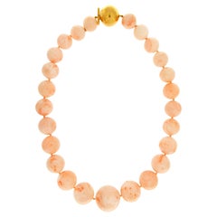 Valentin Magro Angel Skin Coral Balls and Red Coral Donuts Necklace