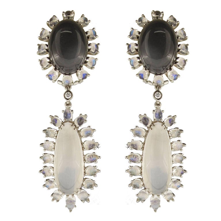 black versace earrings