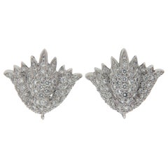 Valentin Magro Canopy Platinum Diamond Earrings