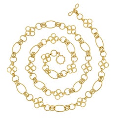 Valentin Magro Chain with Clover Motif and Ovals