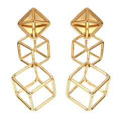 Valentin Magro Cushion Cube Dangling Earrings