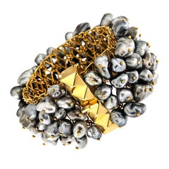 Valentin Magro Dangling Keshi Pearl Bracelet