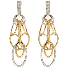 Valentin Magro Diamond 18 Karat Gold Cascade Earrings