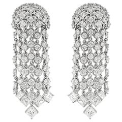 Valentin Magro Diamond Cascading Waterfall Earrings