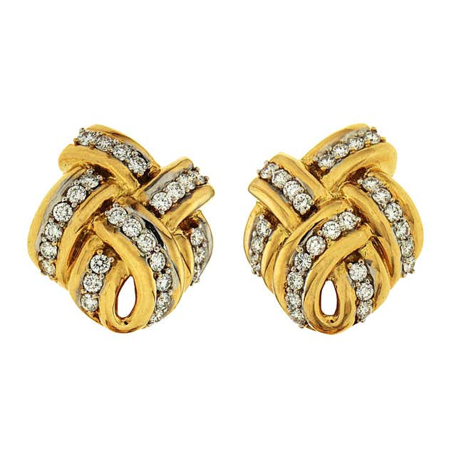 Diamond, Pearl and Antique Clip-on Earrings - 4,636 For Sale at 1stdibs ...