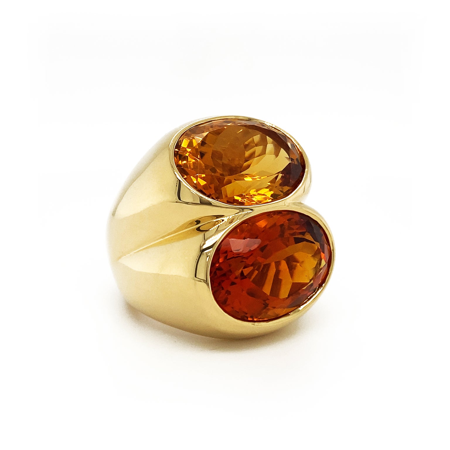 blazing citrine ring