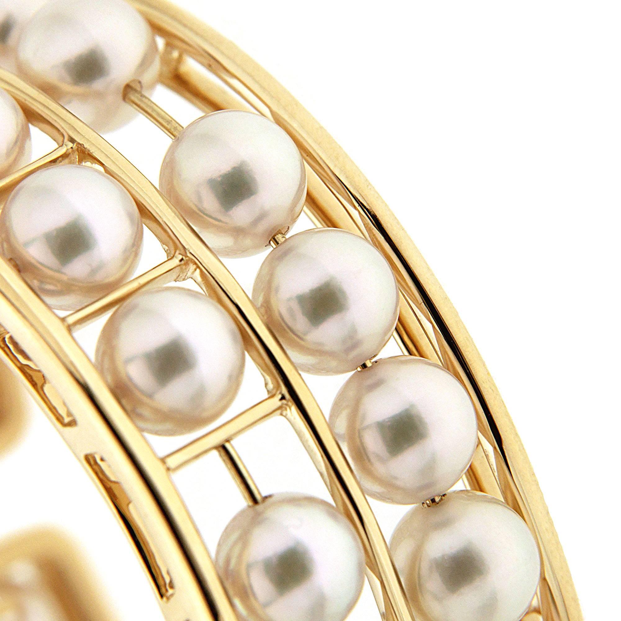 Women's Valentin Magro Floating Two Rows Pearl Bracelet