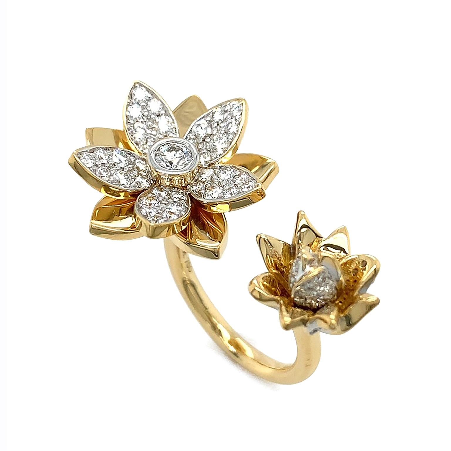 spring gold ring design