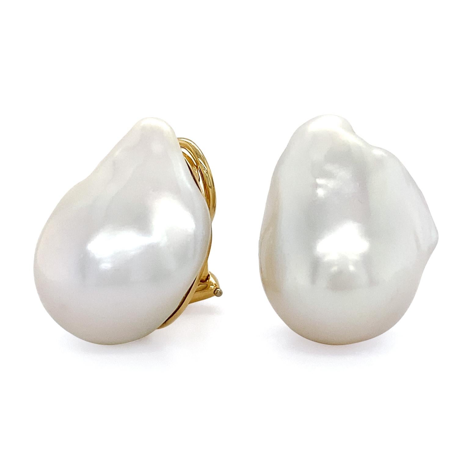 big baroque pearl earrings