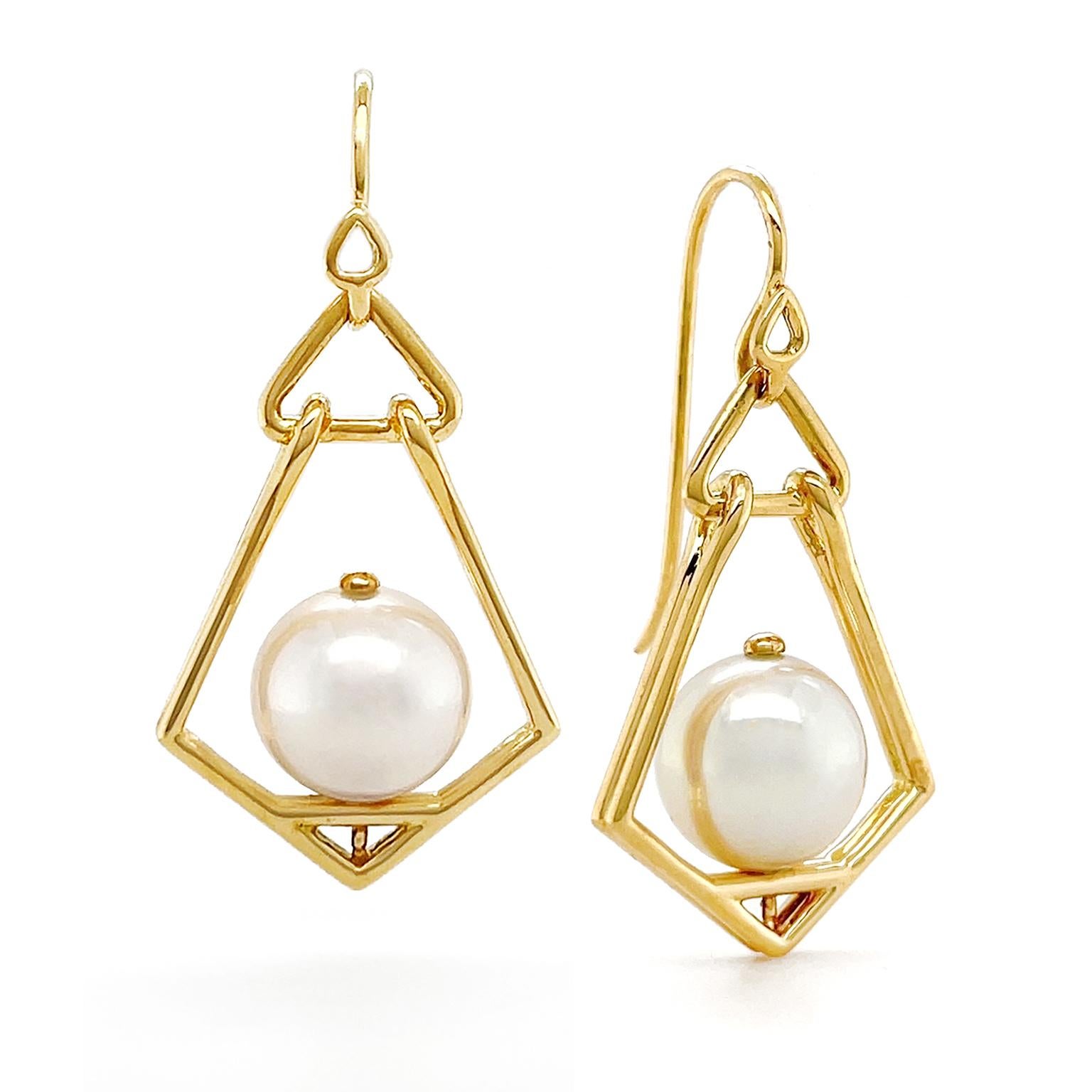 big pearl earrings