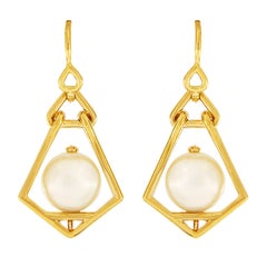 Valentin Magro Geometric Lantern Small Earrings