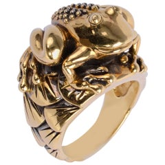 Valentin Magro Bague grenouille en or