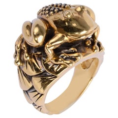 Valentin Magro Gold Frog Ring