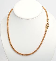 Valentin Magro Gold Rope Necklace