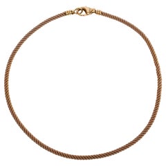 Valentin Magro Gold Rope Necklace