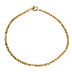 Valentin Magro Gold Tube and Ball Chain Necklace