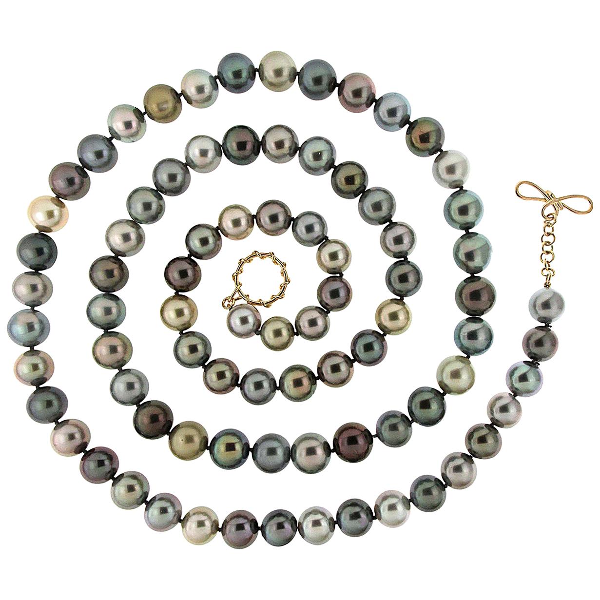 Valentin Magro Multi-Color Tahitian Pearl Necklace
