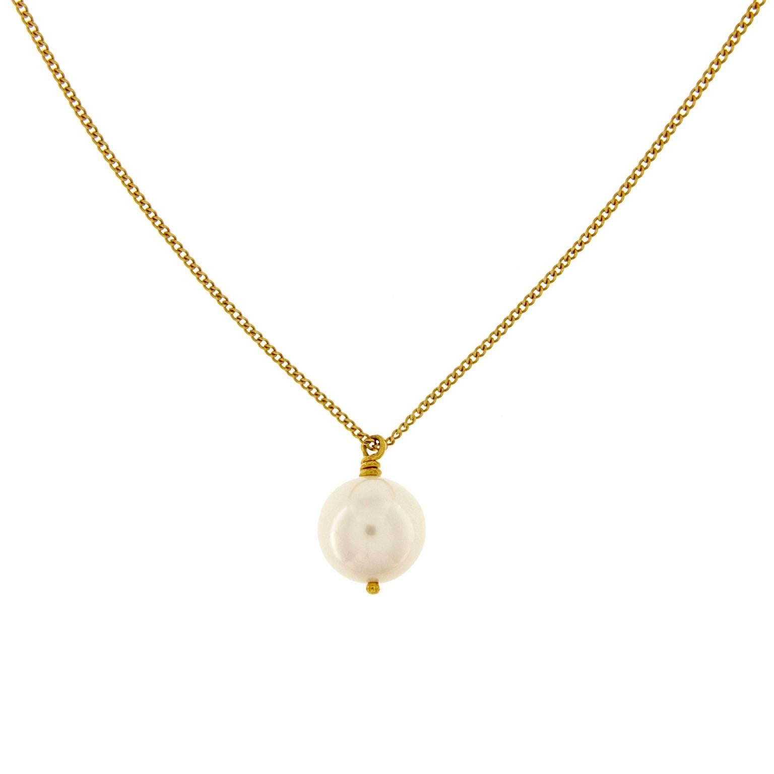 Valentin Magro Pearl Pendant Necklace In New Condition In New York, NY