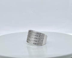 Valentin Magro Platinum, Rock Crystal and Diamond Ring