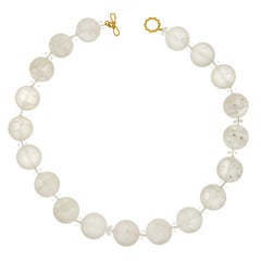 Valentin Magro Quenched Crystal Bead Necklace